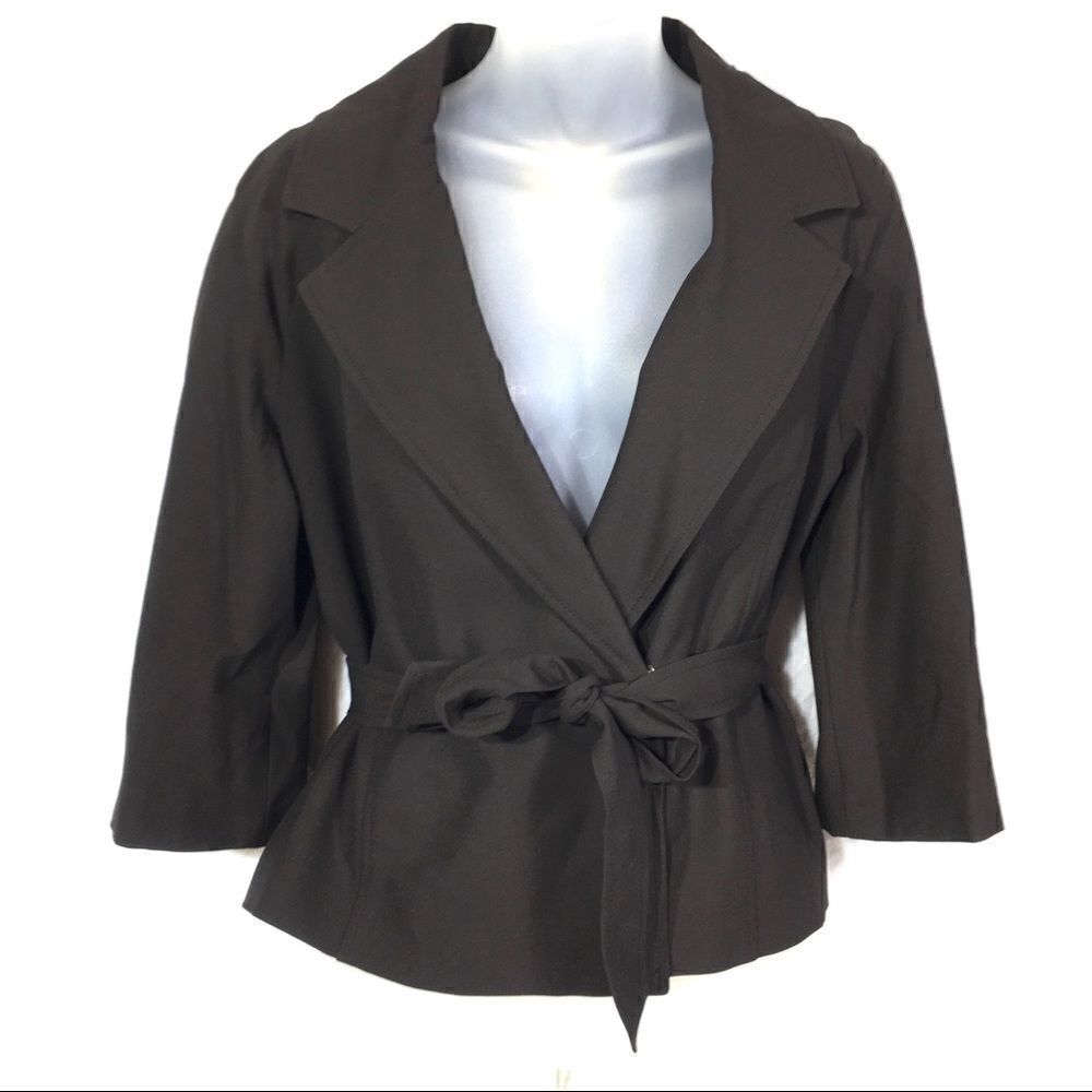 Michael Kors MK NEW brown blazer jacket coat small - Picture 2 of 15
